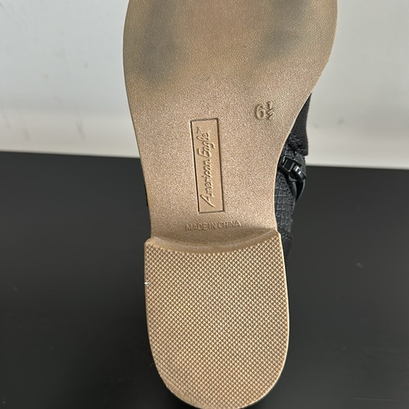 American Eagle Black Booties Sz 6.5 - Picture 8 of 9